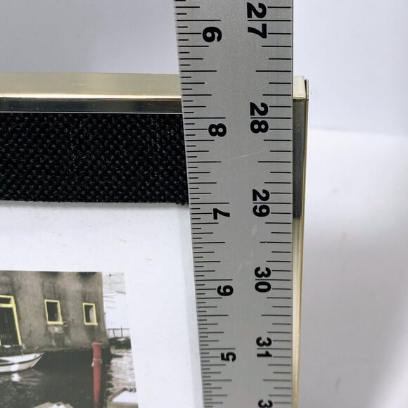 Mason Lane Silver 4x6 Photo Frame W/ Black Textured Mat - NEW - Picture 3 of 9